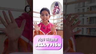 Let’s Make Colorful Jellyfish Using Pipe Cleaners🪼, Fun Art & Craft for Kids, Adi Connection #shorts