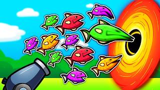 Putting 1,985,315 fish into a black hole