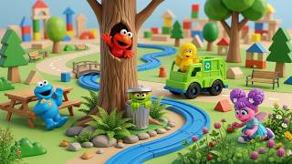 Kids Learn VERBS with Sesame Street & Elmo at the Playground   Educational Videos for Toddlers