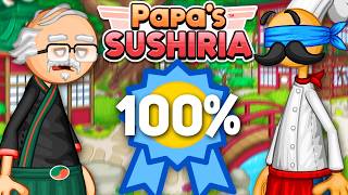 I Completed 100% of Papa's Sushiria... It Broke Me...