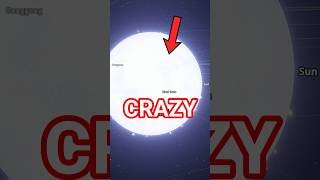 The SMALLEST Black Hole ORBITING the Sun 😱 #space #astronomy #universe #simulator