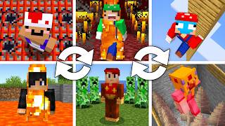 Minecraft 6-Way Death Swap...