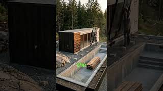 Watch a Shou Sugi Ban Container House Rise Beside a Pool #usaconstruction