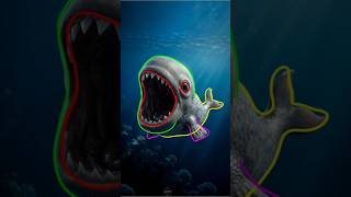 Baby Bloop - Line Art 298 #shorts #drawing #seamonsters #howtodraw #sketch #art