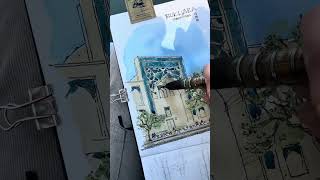 How to paint reflections in watercolour!