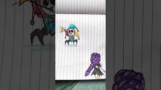 Lily lovebraids x Prototype x Player do the beat #poppyplaytimechapter5 #drawing #art #fyp