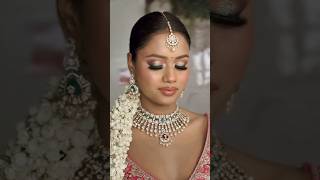 BRIDAL MAKEUP FOR DUSKY SKIN#trending#makeup#makeuptutorial #shorts#knowledge#viral#trend