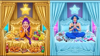 RUMI & ZOE Extreme Challenge 🍕💄 From Food Battle to Ultimate Glow-Up!