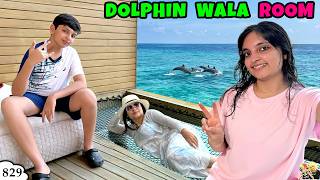 DOLPHIN WALA ROOM | Ep 829 | Day 3 Maldives Travel Vlog | Aayu and Pihu Show