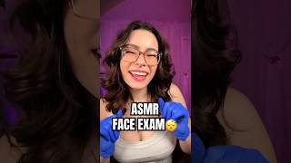 FACE EXAM ASMR 😴 #asmr #triggersforsleep #shorts