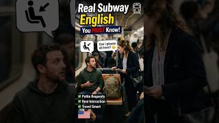 🚇 Learn English Daily | How to Ask for a Seat Politely #dailyenglish #englishspeakingskills