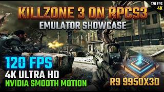 KillZone 3 at 4K 120FPS on RPCS3 - Looks Insanely Good in 2026!