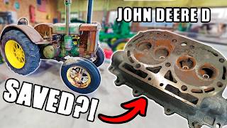 Fixing An ANTIQUE John Deere Cylinder Head That Was RUSTING Away!