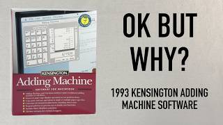 Kensington's Adding Machine Software from 1993