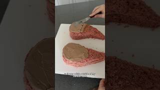 Turning cartoon steaks into angel wings 🪽✨ #cakedecorating #shorts