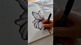 Draw with me a Quick Doodle art Sketch| Flower Doodle Drawing #art #doodle #flower #easydrawing