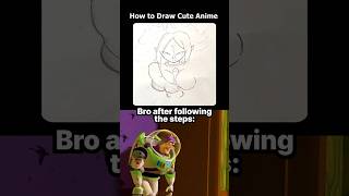 How to draw Anime 😂👀