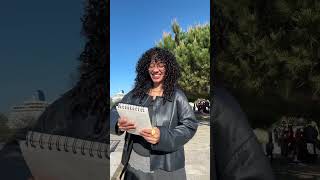 Loulinha finally goes out of the house, comment where I should film next! #art