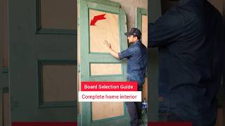 Board Selection Guide : Complete Home Interior #modularkitchen #architectexplains  #interiordesign