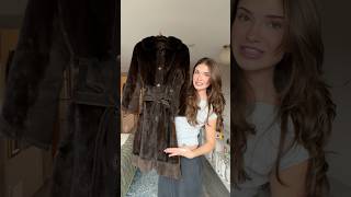 I THRIFTED A $5,000 COAT 😳 #shorts