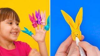 😍🫵 YOU HAVE TO TRY THIS! Let's Draw Hand Bunnies 🐇✋ + MORE Cute DIY 🎨💖✨🤯