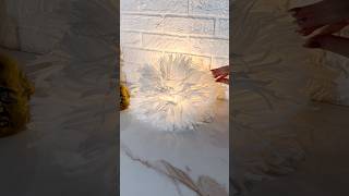 DIY Foam Feather Lamp 🤍🪶