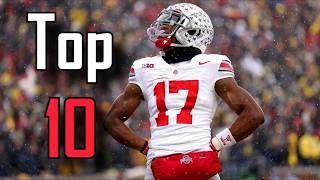 THE TOP 10 RECIEVERS IN THE 2026 NFL DRAFT (In my opinion)