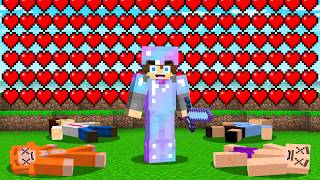 Minecraft Hunters vs Speedrunner but I Gain 1,000,000 Hearts