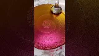 Before & after mulling Golden Hour💫 #paintmixing #art #watercolor #satisfying #shorts