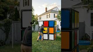 Turning a Giant Rubik’s Cube Into a Luxury Room 🏠