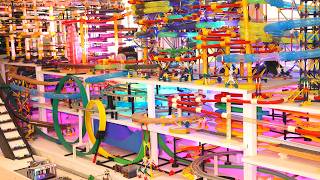 Most Satisfying Marble Run Ever! "Marblopolis"