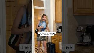 First person to arrive on a reality tv show