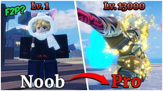 I made a 2nd account F2P Noob to Pro to Multi Farm on Sailor Piece