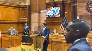 Providence Mayor Brett Smiley presents his budget to the City Council on April 15, 2026 & press Q&A