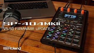 Roland SP-404MKII V5.50 Firmware Update