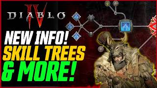 NEW DRUID SKILL TREE TEASER & HUGE ITEM CHANGES! // Diablo 4 Lord of Hatred News