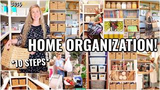 10 TIPS FOR AN ORGANIZED HOME!🏠 HOME ORGANIZATION IDEAS | DECLUTTERING AND ORGANIZING MOTIVATION