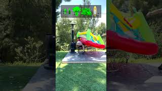 Hitting my Brother with Larger and Larger Items!