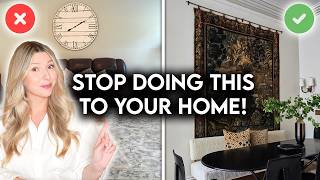 COMMON DECOR THAT MAKES YOUR HOME LOOK CHEAP + HOW TO FIX IT!