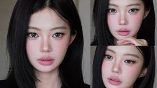 Korean Simple Everyday Makeup Look୭🧷✧˚. 🎀 혼혈 느낌 메이크업은 정말 대박이에요!
