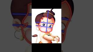 How to draw hanuman ji ✨#ytshorts #tutorial