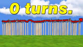 This entire map is a straight line... but it's actually amazing