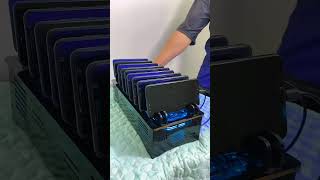 20 USB Ports Phone Farm Holder Charging HUB Setup Bot Farm Granja de bots #phonefarm #boxphonefarm