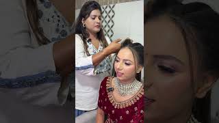 Bridal ko ready krte hue 🧿👌#youtubeshorts #makeup #makeuptransformation #viral #song