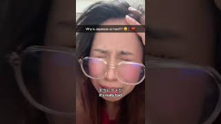 Learning Japanese isn’t for weak😭　#japaneselanguage #studyjapanese