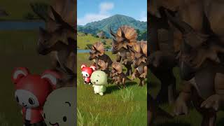 Baby T-Rex Found Mom - Maizen Animation Cartoon #shorts #animation