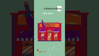 5 German Words a day – Geschäfte Teil 2 | shops | #learngerman | #shorts