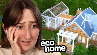 I tried building a *functional* ECO HOME in The Sims 4