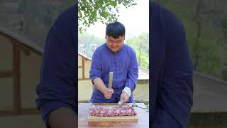 Songsong made a new portion of beef balls for Ermao #mukbang #foodchallenge