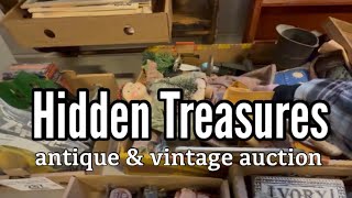 HUGE Antique Primitive and Vintage ALL DAY Auction